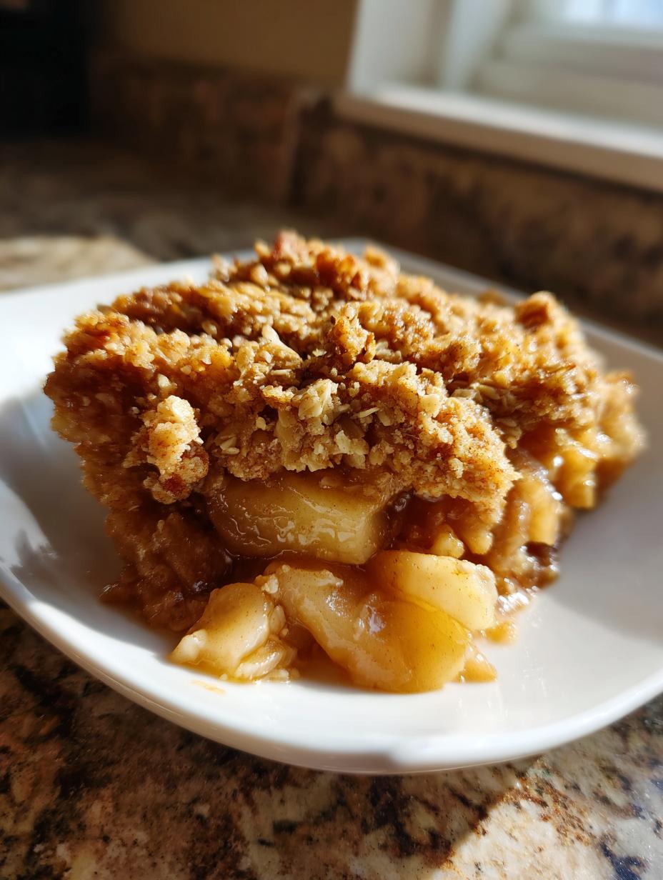 Easy Gluten Free Apple Crisp with Oat Topping - detail 2