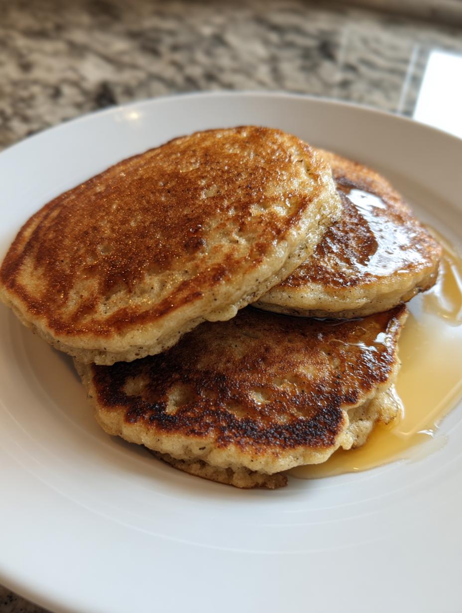 Easy Gluten Free Banana Oatmeal Pancakes - detail 2