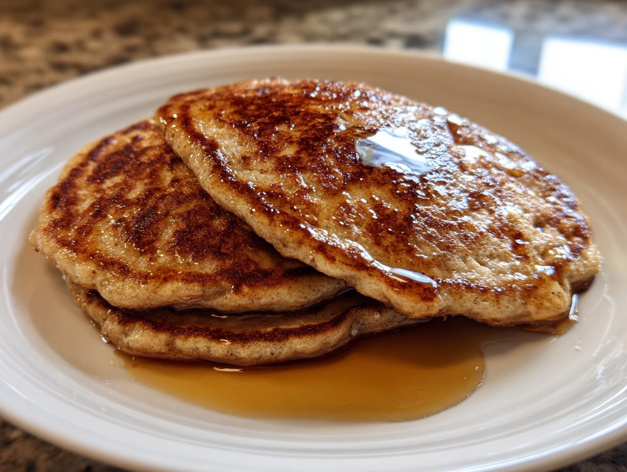 Amazing 15-min Easy Gluten Free Banana Oatmeal Pancakes