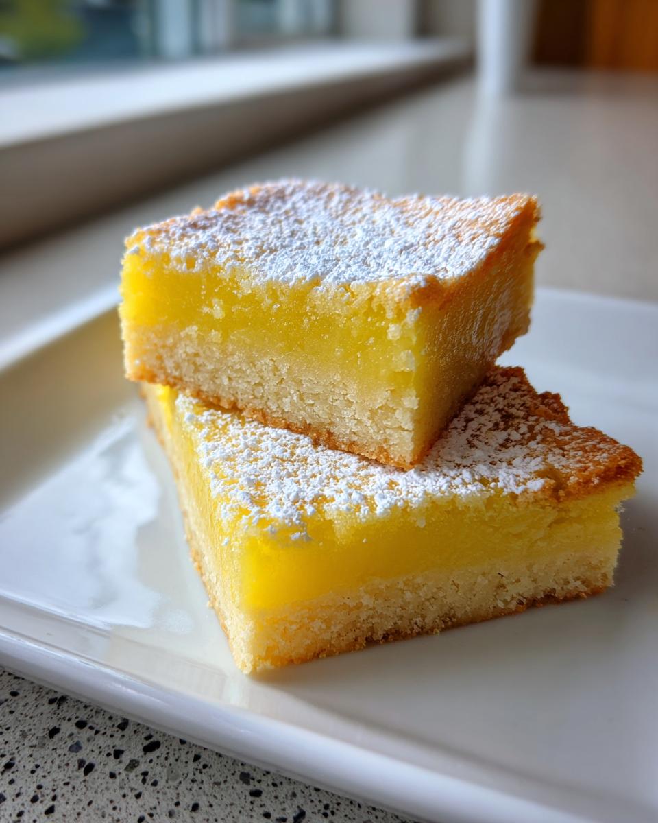 Easy Gluten Free Lemon Bars with Buttery Crust - detail 1
