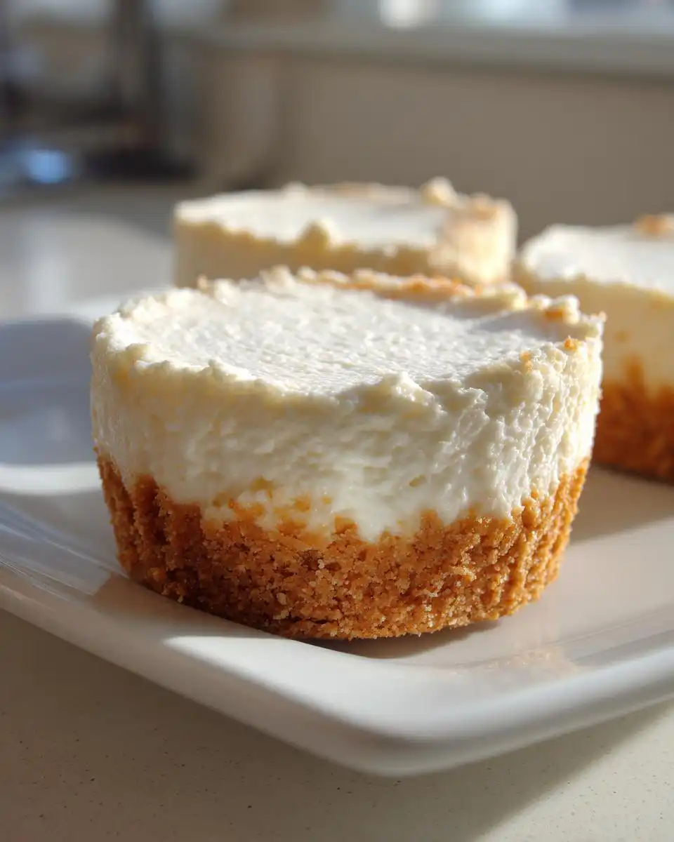 Easy Gluten Free Mini Cheesecakes with Graham Crust - detail 1