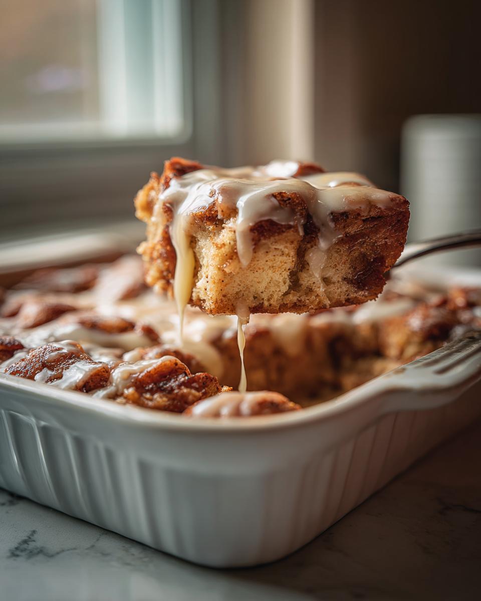 Gluten Free Cinnamon Roll French Toast Casserole - detail 2