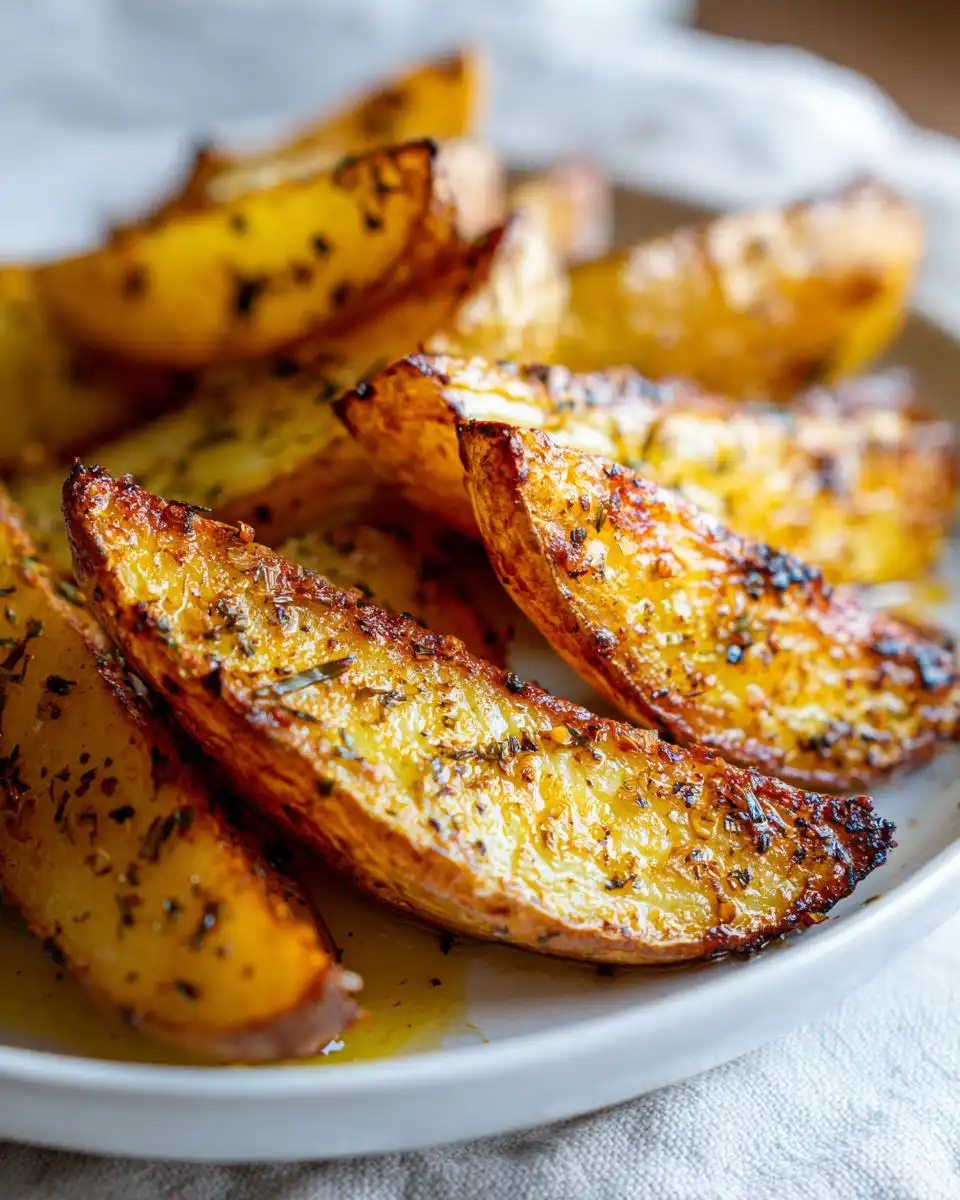 Greek lemon potatoes - detail 1