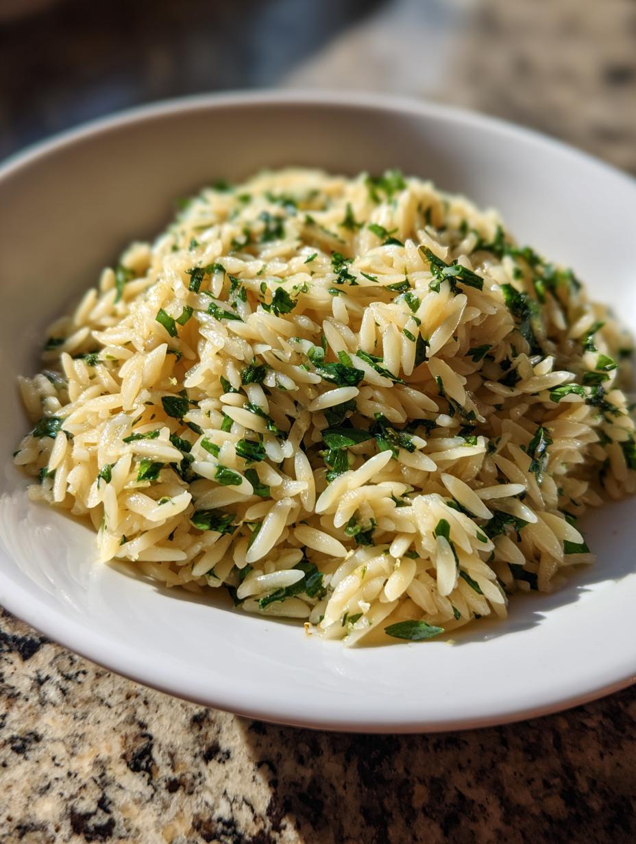 Greek orzo - detail 2