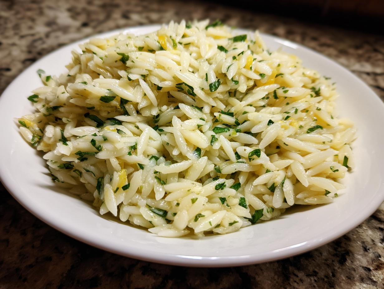 Amazing 15-Minute Greek Orzo Flavor Blast
