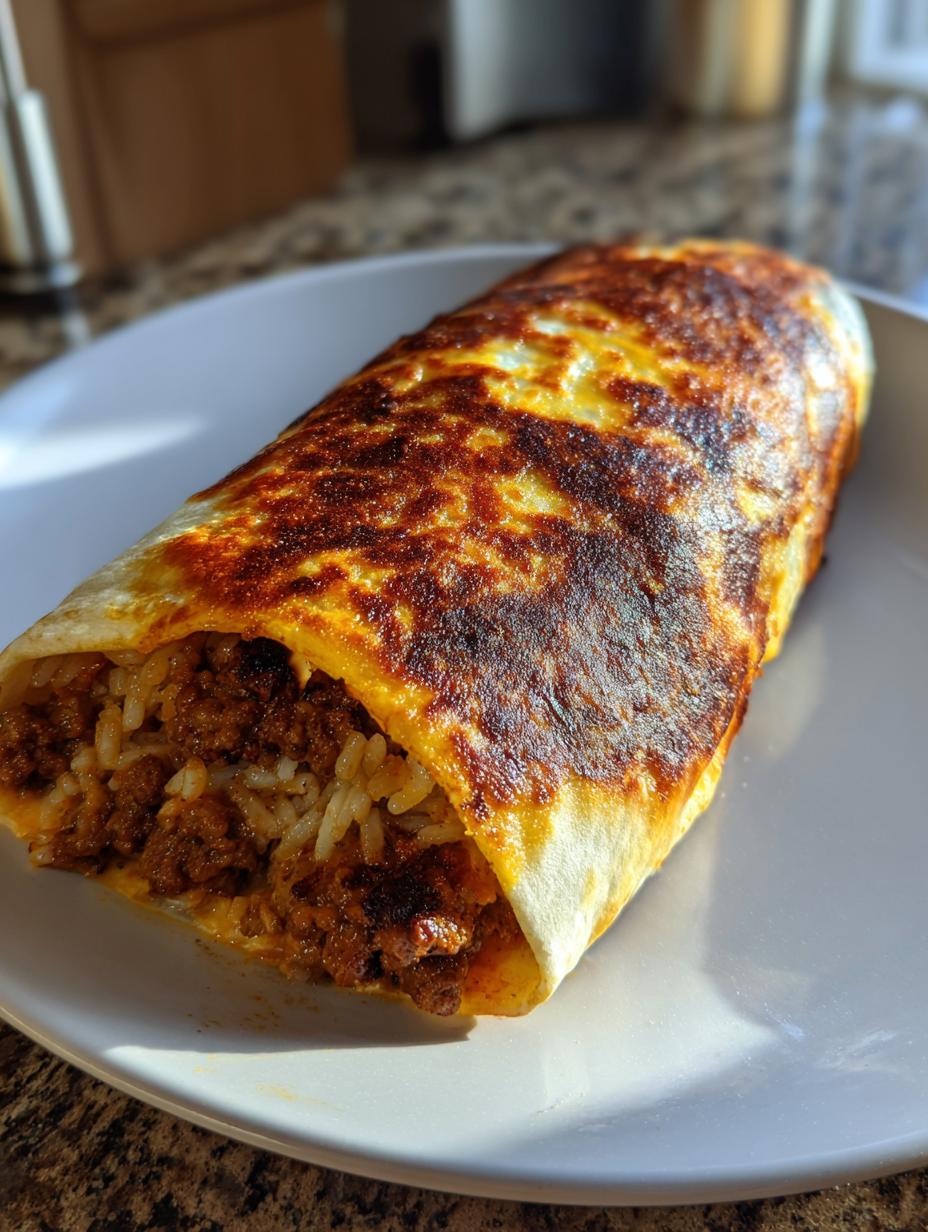 Grilled Cheese Burrito With Crispy Cheese Crust - detail 2