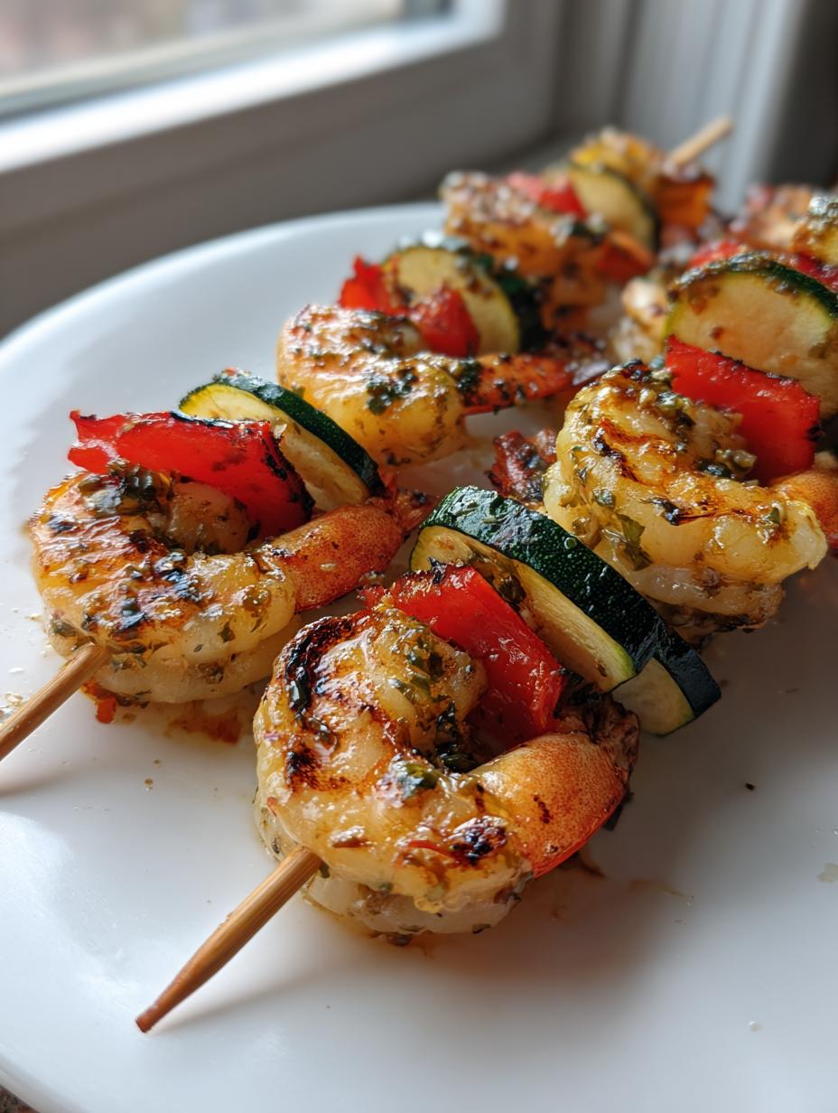 Grilled Shrimp Kebabs - detail 2