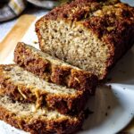 Healthy cinnamon apple bread
