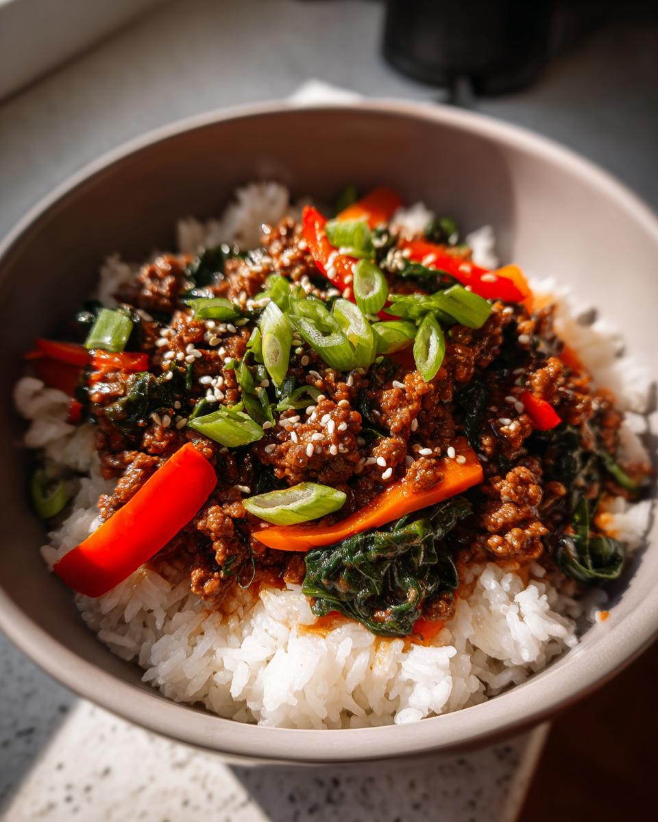High-Protein Beef and Rice Bowl – Quick 30-Minute Meal - detail 1