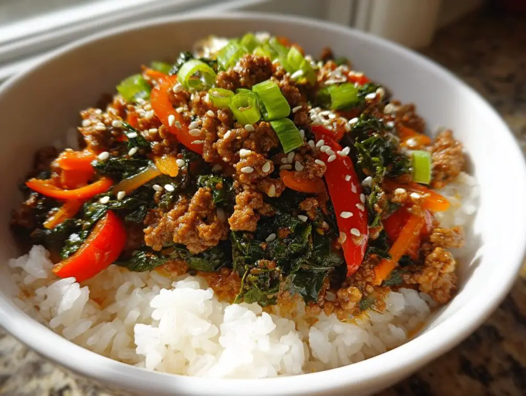 High-Protein Beef and Rice Bowl – Quick 30-Minute Meal