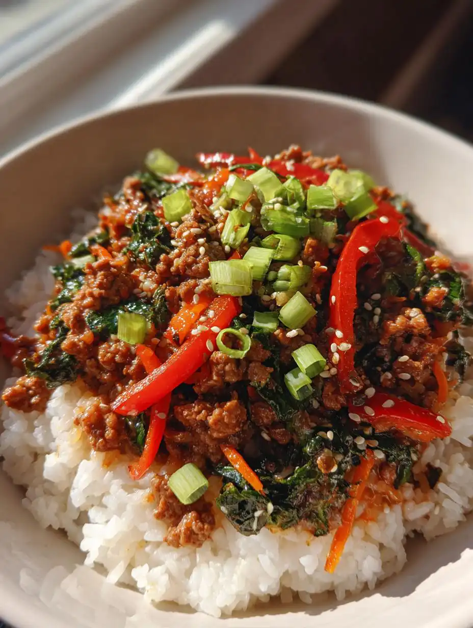 High-Protein Beef and Rice Bowl – Quick 30-Minute Meal - detail 2