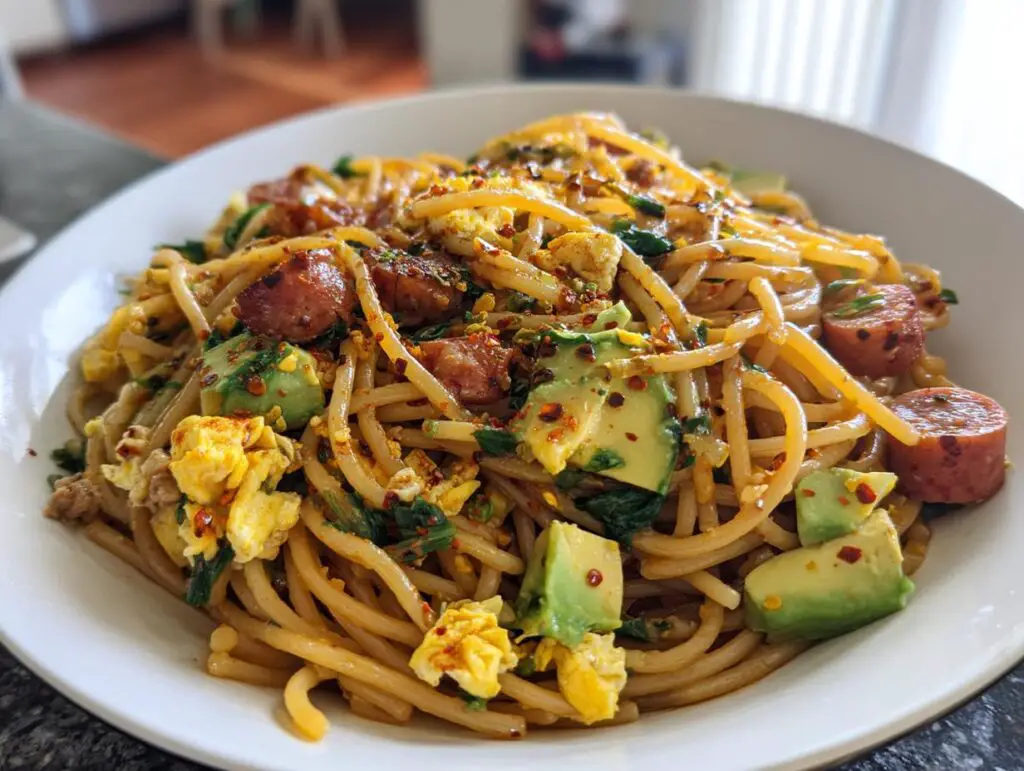 High-Protein Breakfast Pasta – Savory Morning Fuel