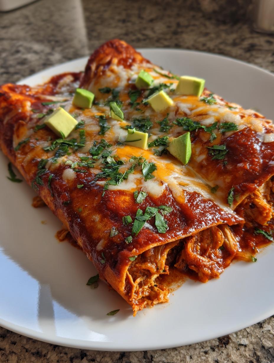 High-Protein Chicken Enchiladas - detail 2