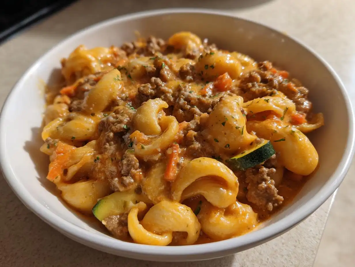 Amazing 1-Pot High-Protein Hamburger Helper