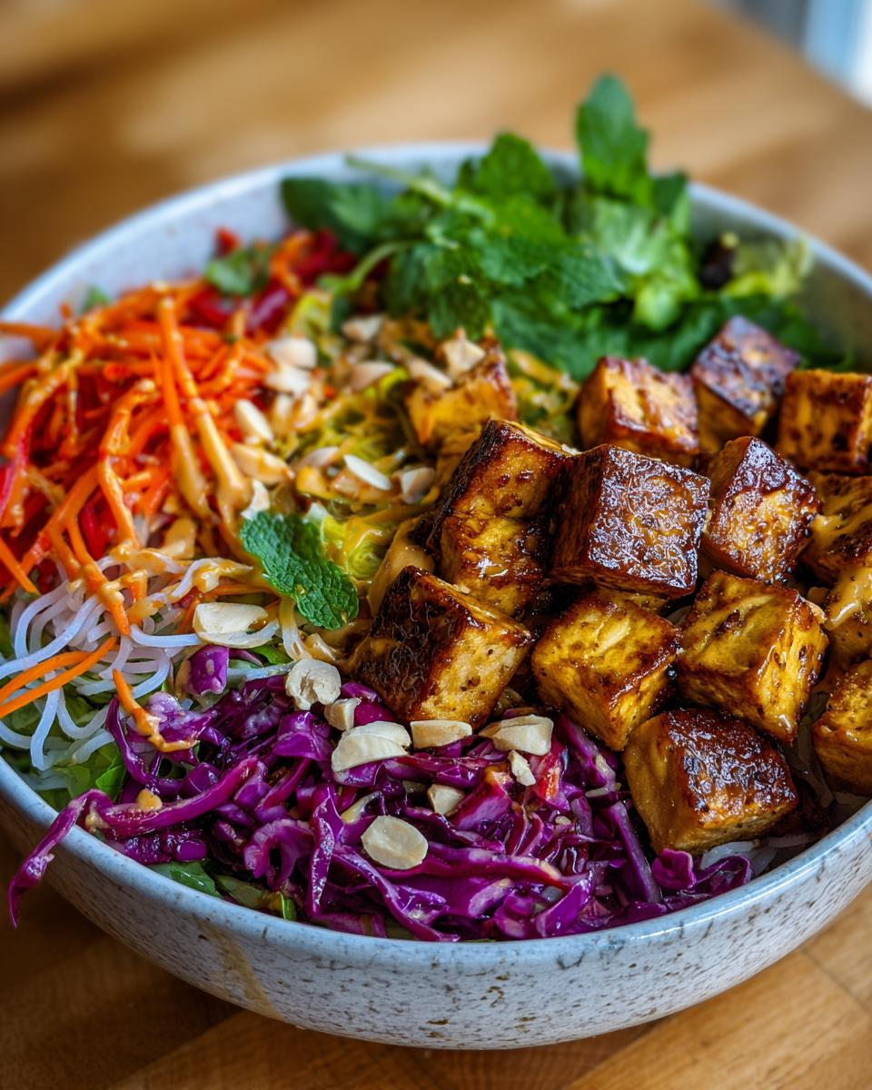 High-Protein Spring Roll Tofu Bowls - detail 1