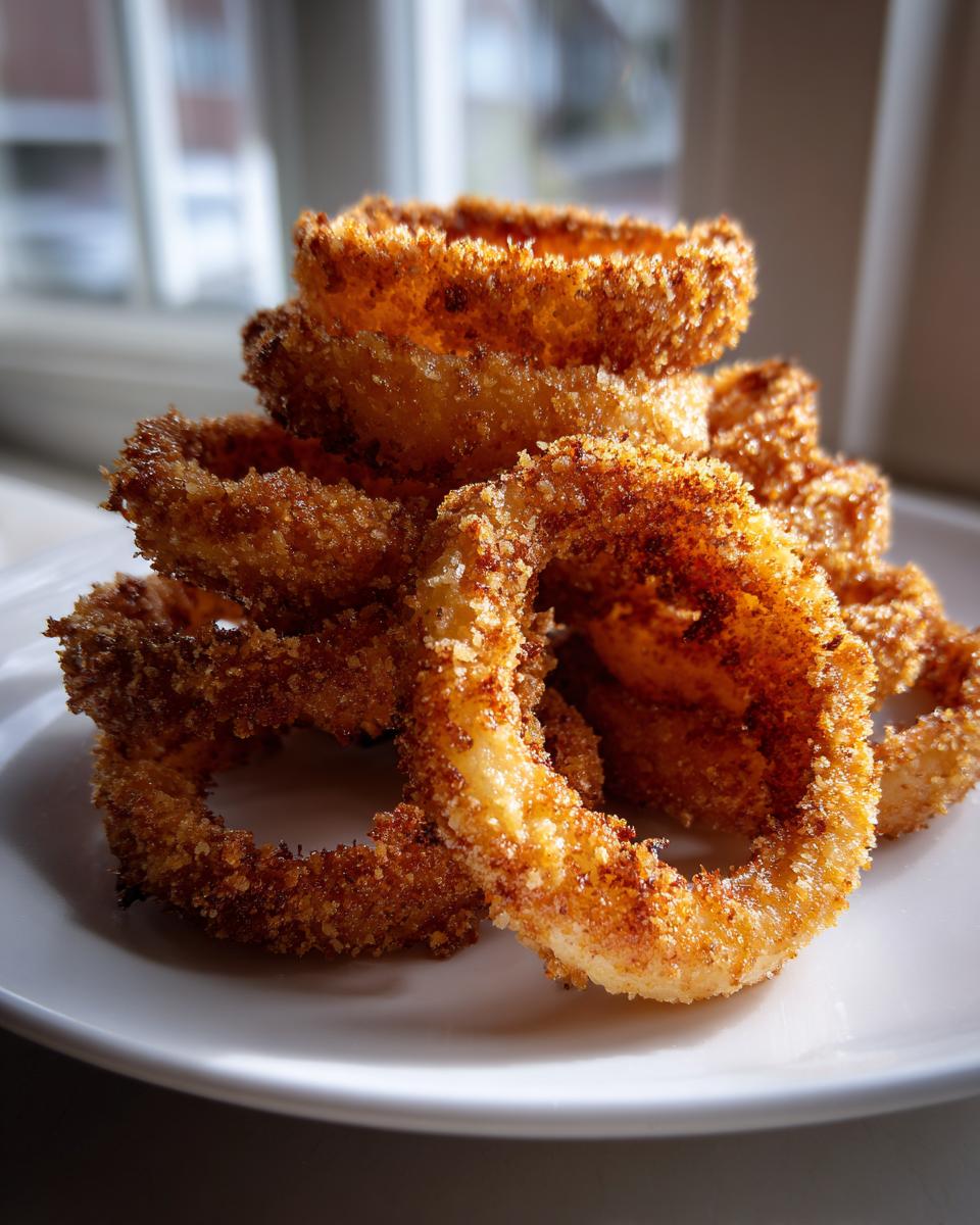 Homemade Onion Rings Extra Crispy and Golden - detail 1