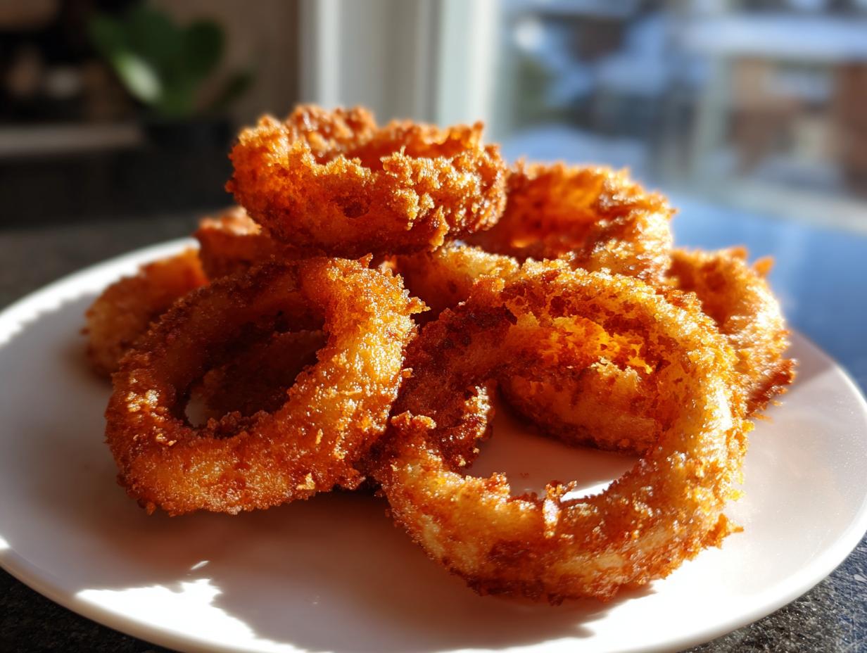 Foolproof 410 Calorie Homemade Onion Rings Extra Crispy