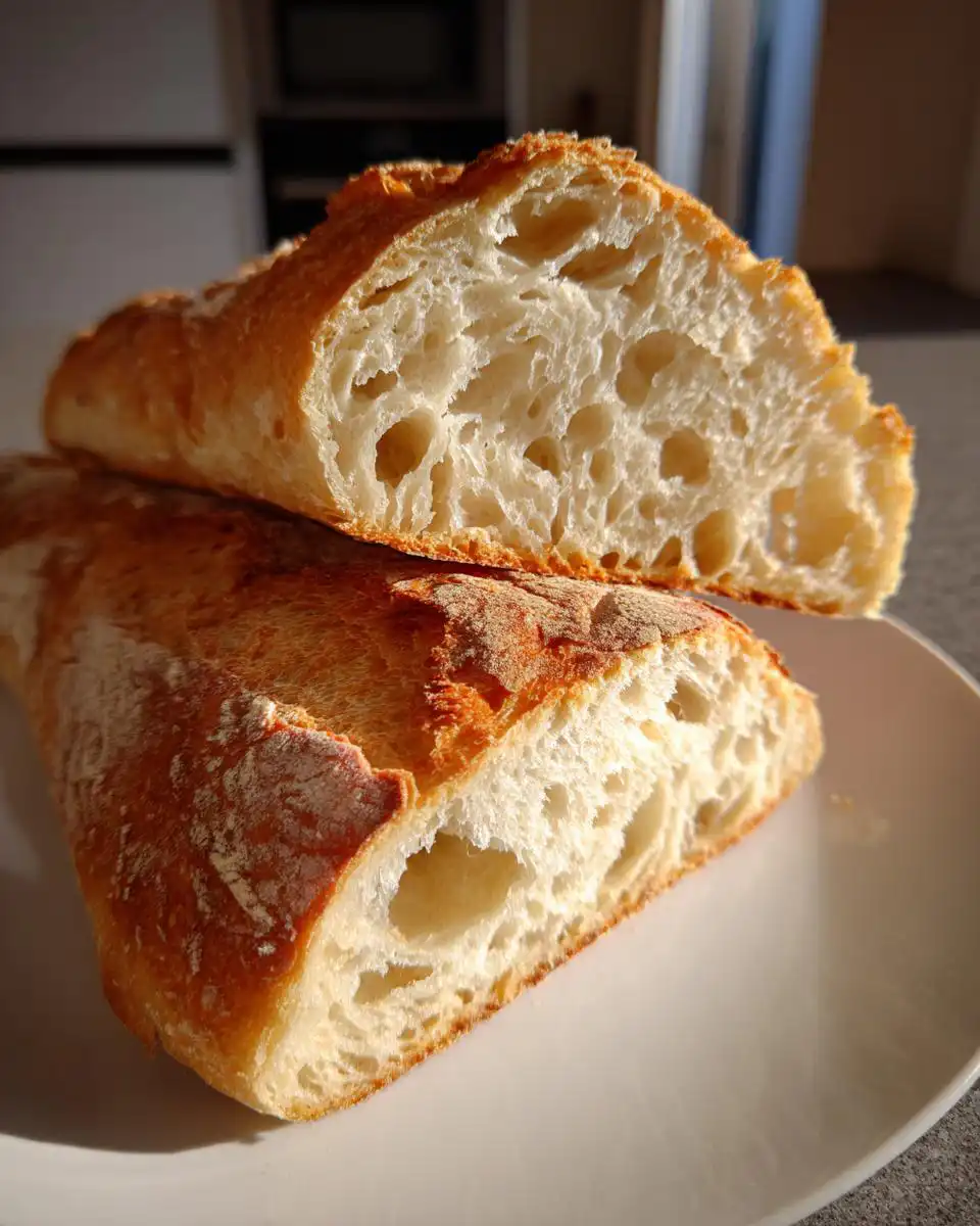 Homemade baguette - detail 1