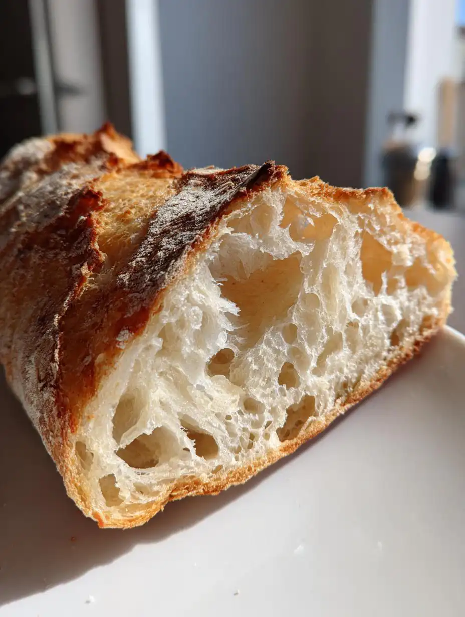 Homemade baguette - detail 2