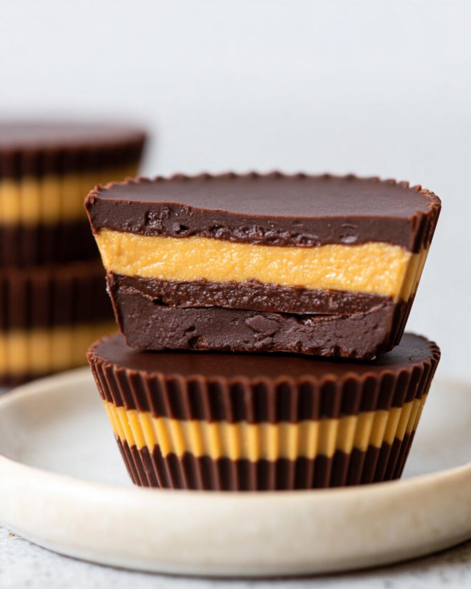 Homemade peanut butter cups - detail 1