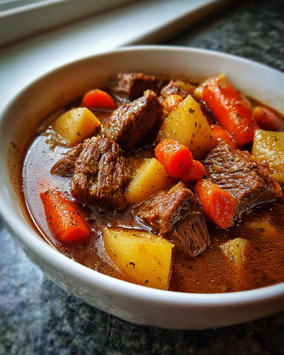 Instant Pot Beef Stew with Potatoes and Carrots - detail 1