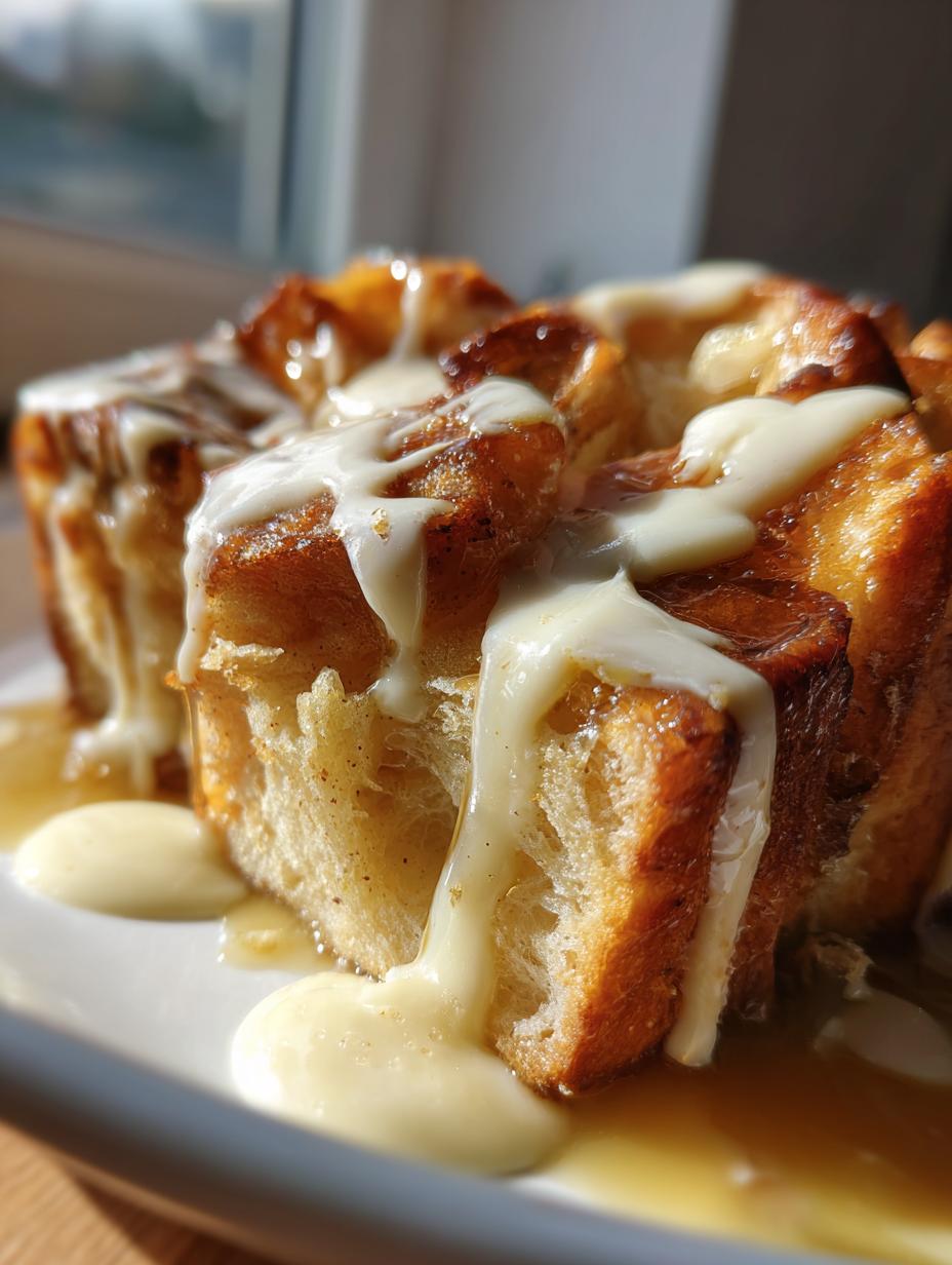 Irish bread pudding - detail 2