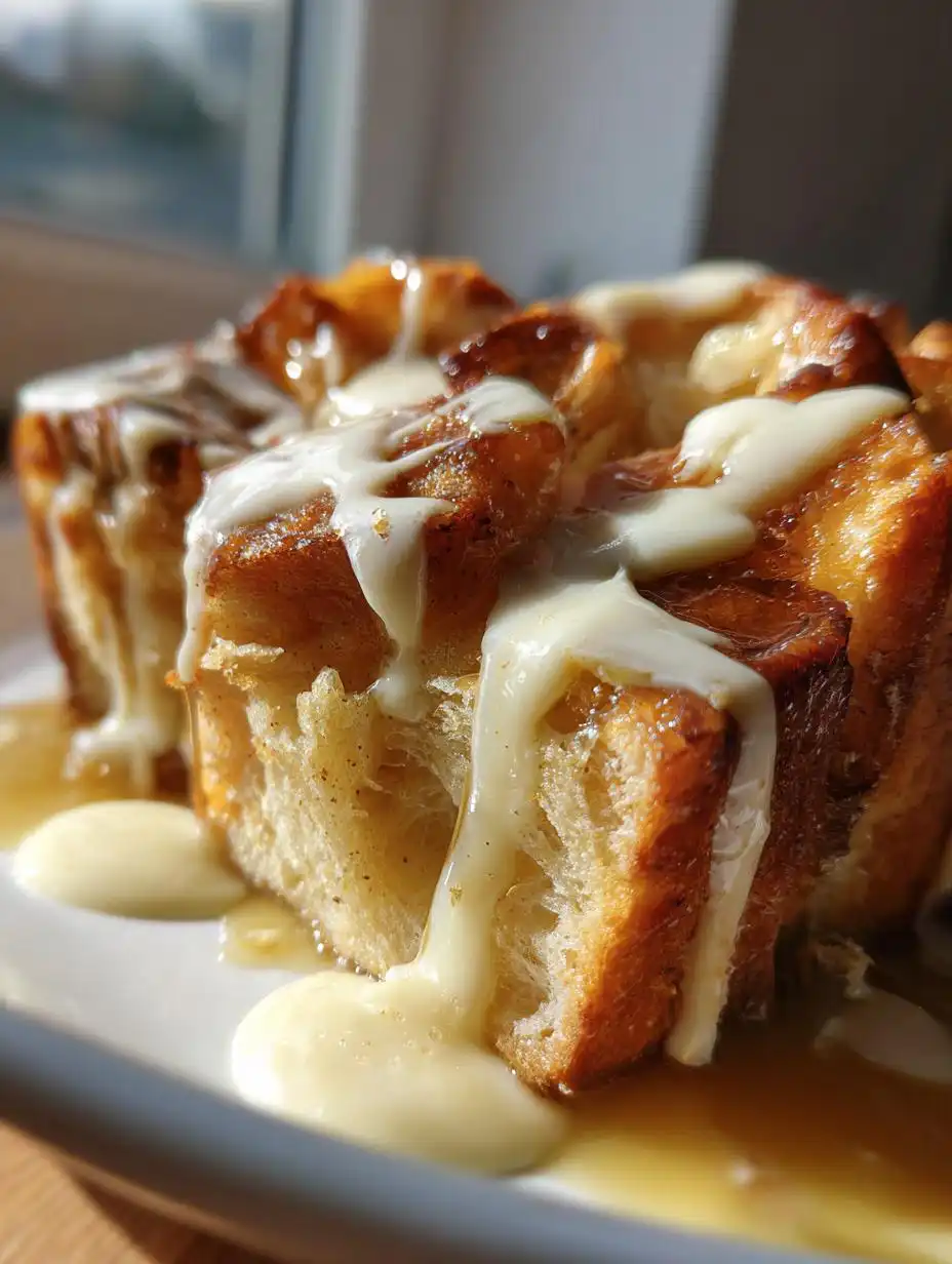 Irish bread pudding - detail 2