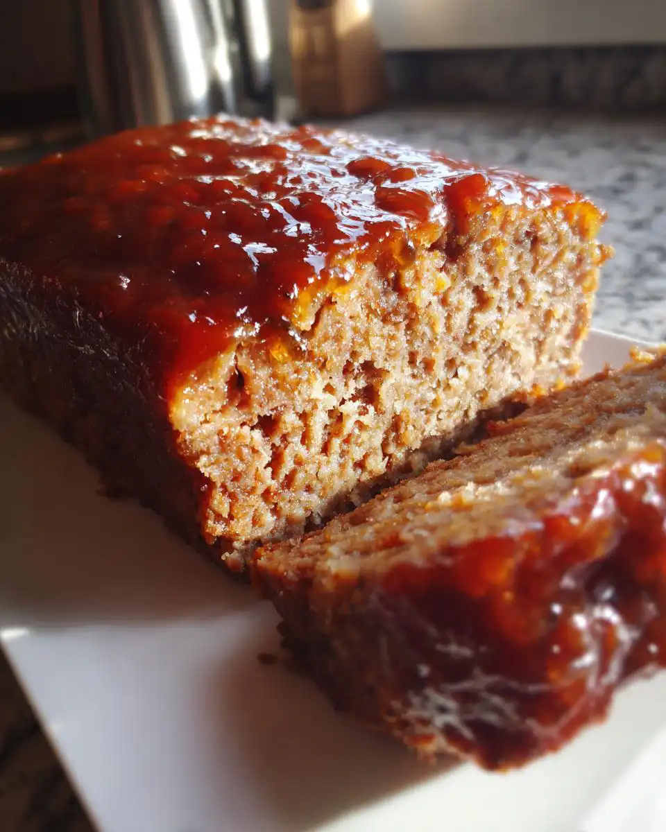 Juicy Gluten Free Meatloaf with Sweet Glaze - detail 1