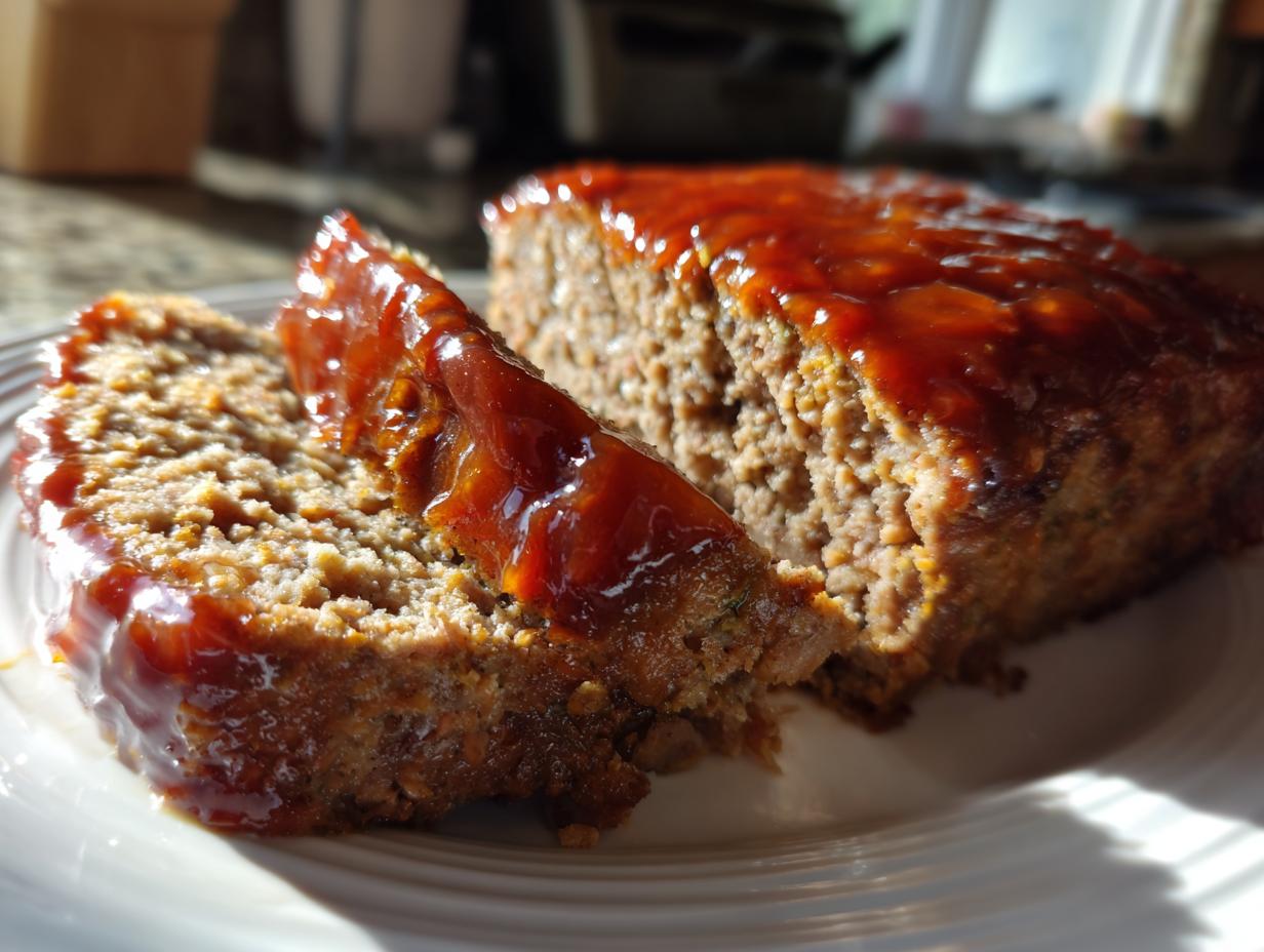Amazing Juicy Gluten Free Meatloaf with Sweet Glaze