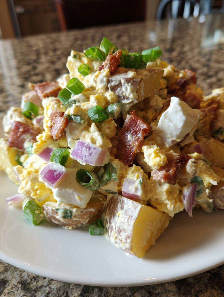 Loaded Ranch Potato Salad Gluten-Free and Creamy - detail 2