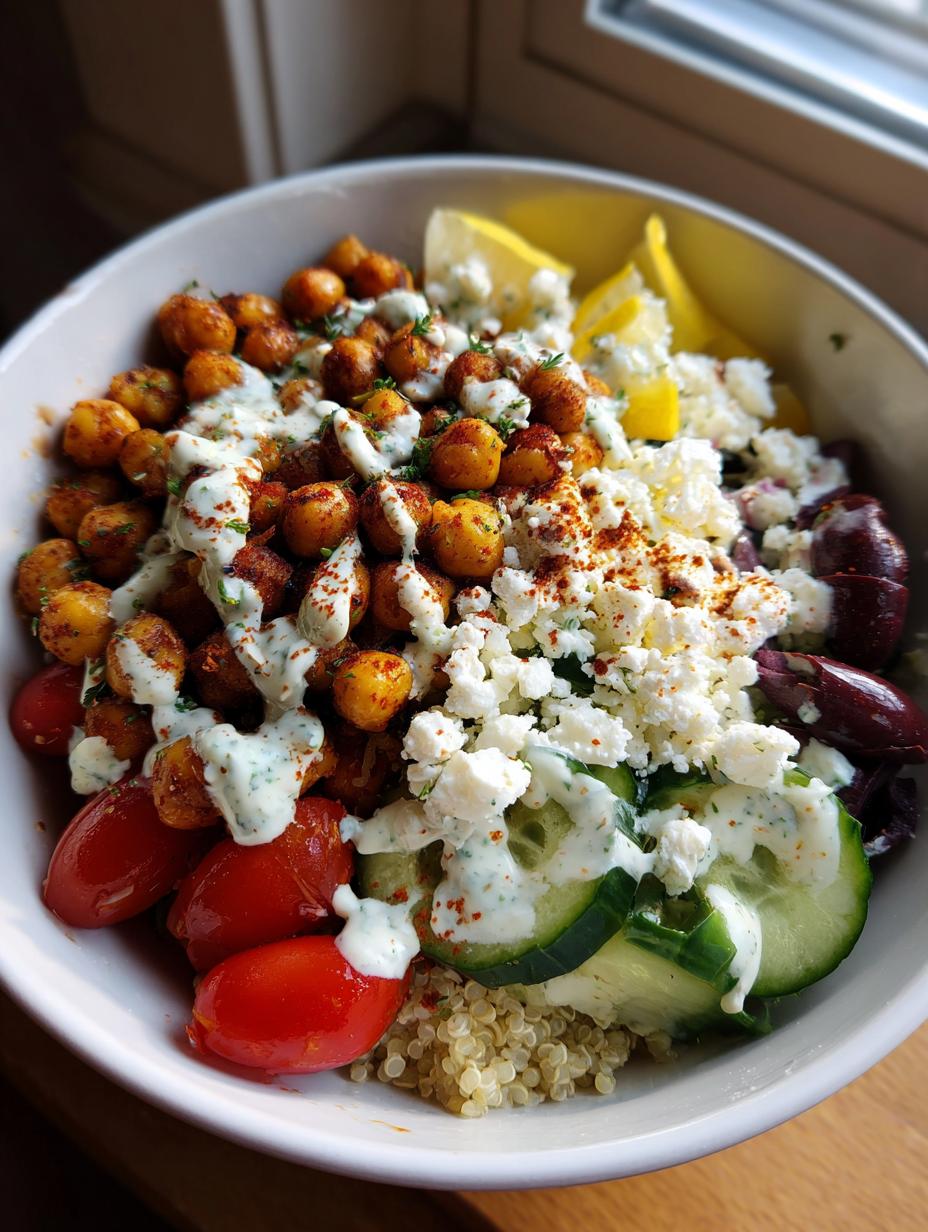 Mediterranean quinoa bowl - detail 2