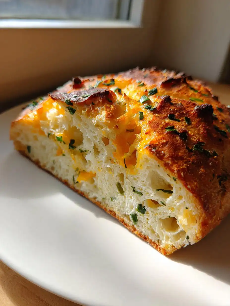 No Knead Cheese Herb Bread With Crispy Crust - detail 2