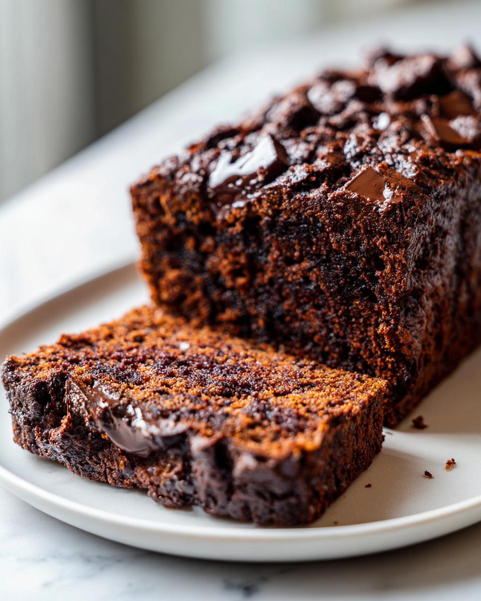 No Knead Double Chocolate Bread With Crispy Crust - detail 1