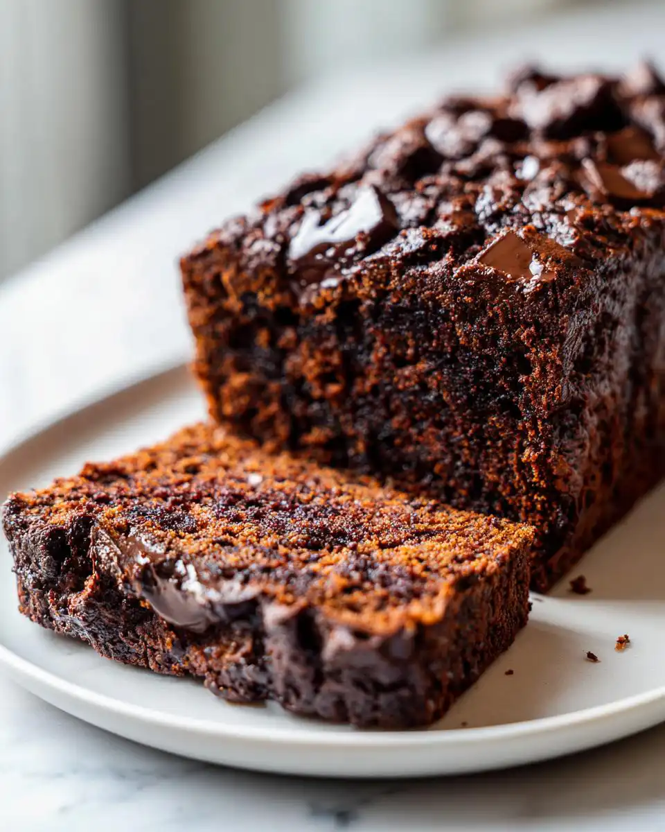 No Knead Double Chocolate Bread With Crispy Crust - detail 1