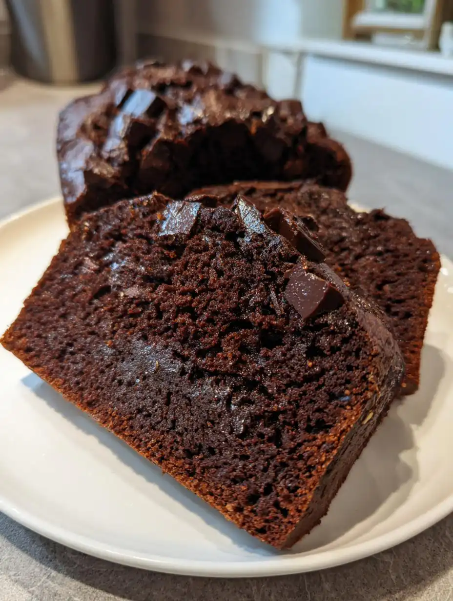 No Knead Double Chocolate Bread With Crispy Crust - detail 2