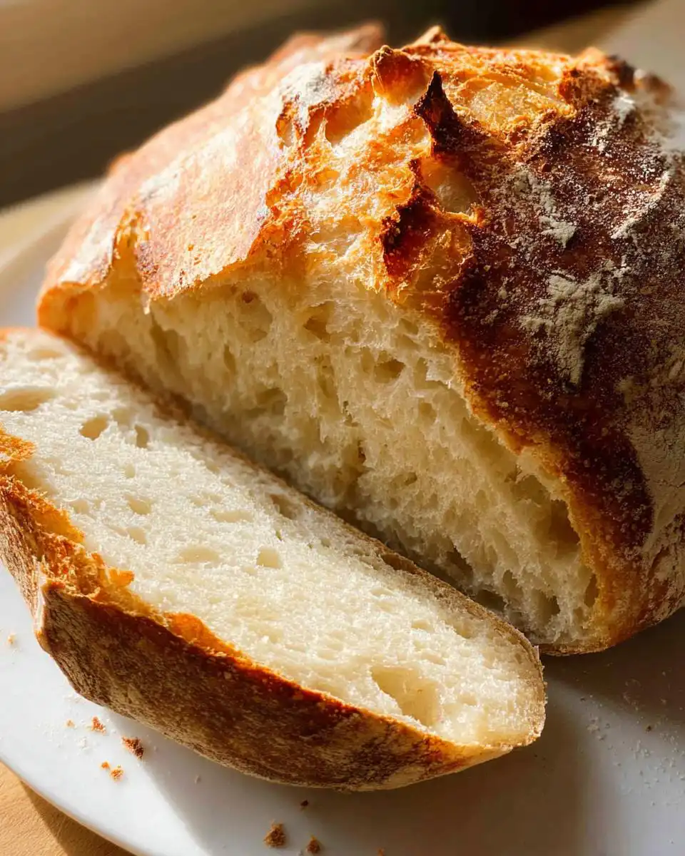 No knead yeast bread - detail 1