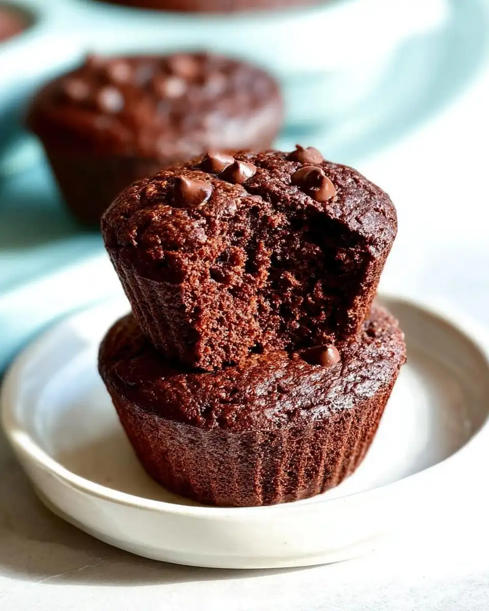 Paleo Chocolate Muffins Moist and Naturally Sweet - detail 1