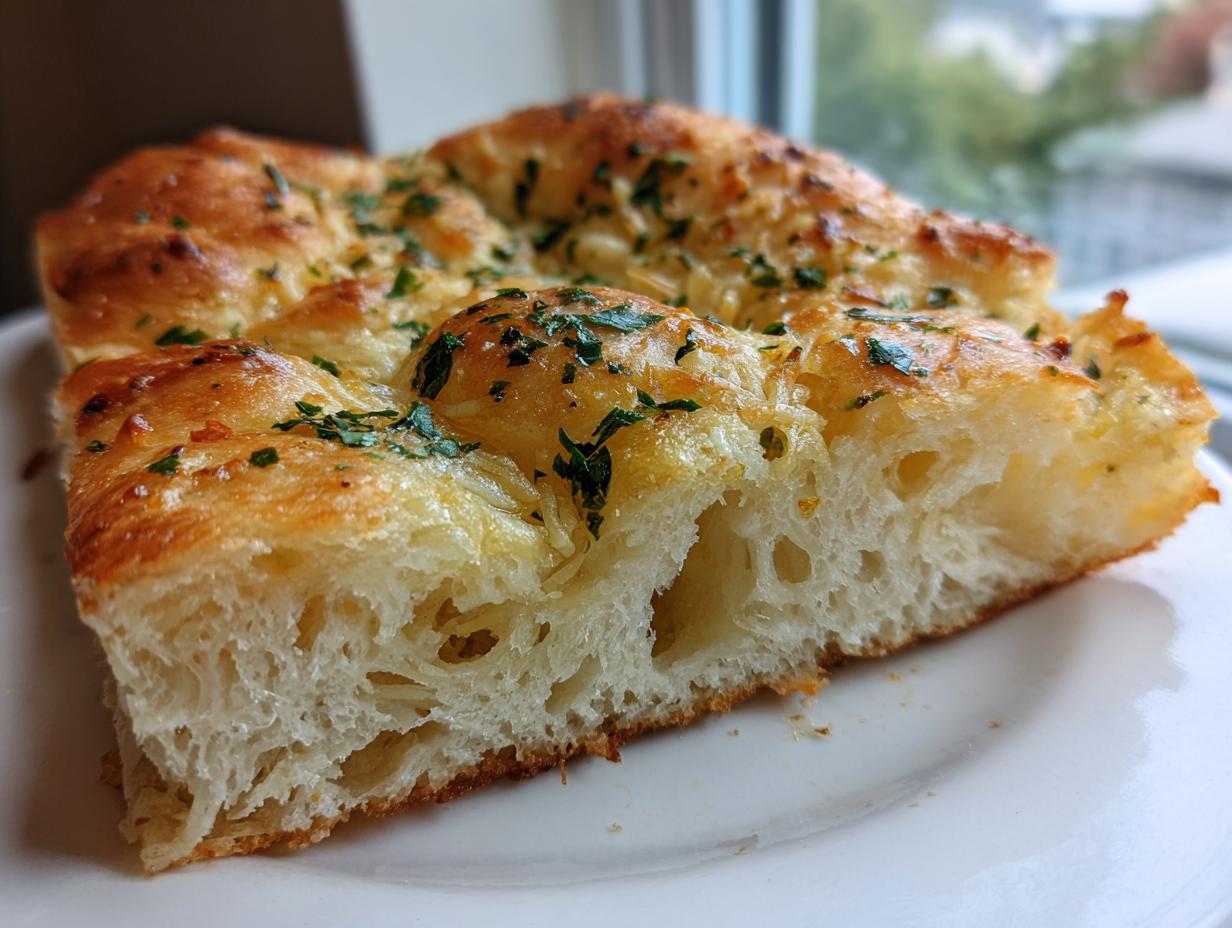30 Minute Ultimate Parmesan garlic flatbread
