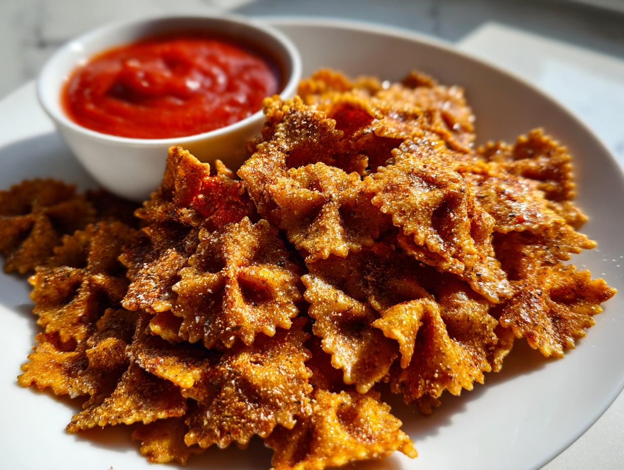 Amazing Pasta Chips: 1 Secret For Crunch
