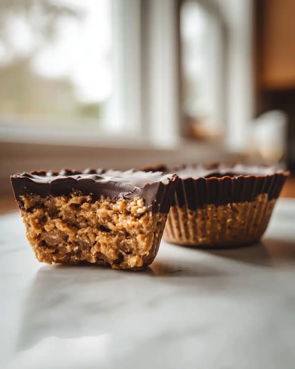 Peanut Butter Oat Cups - detail 1