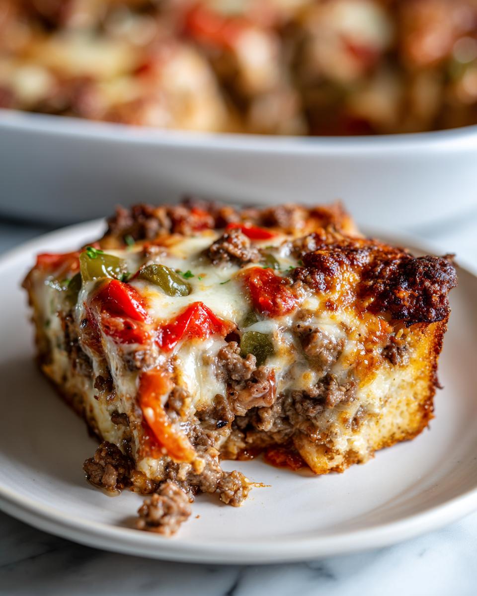 Philly cheesesteak casserole - detail 1