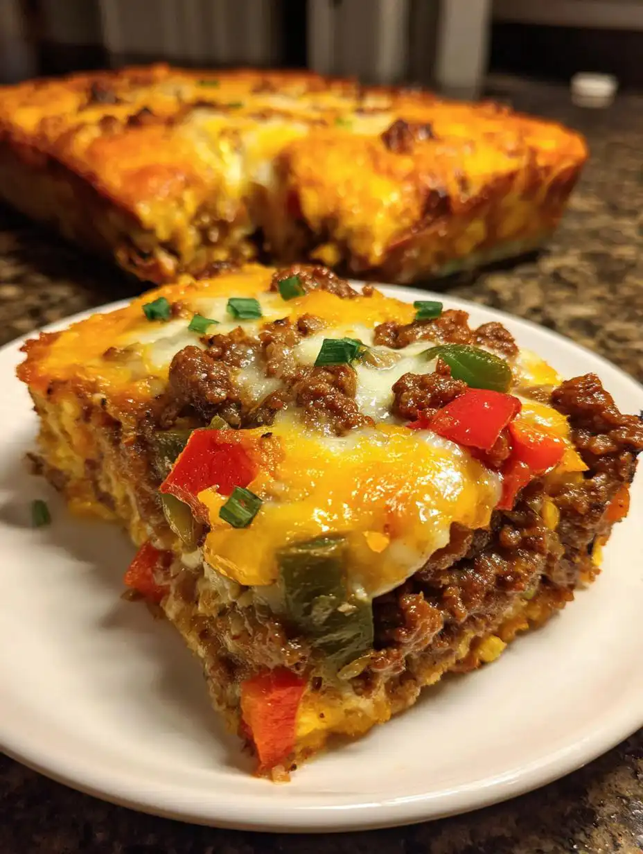 Philly cheesesteak casserole - detail 2