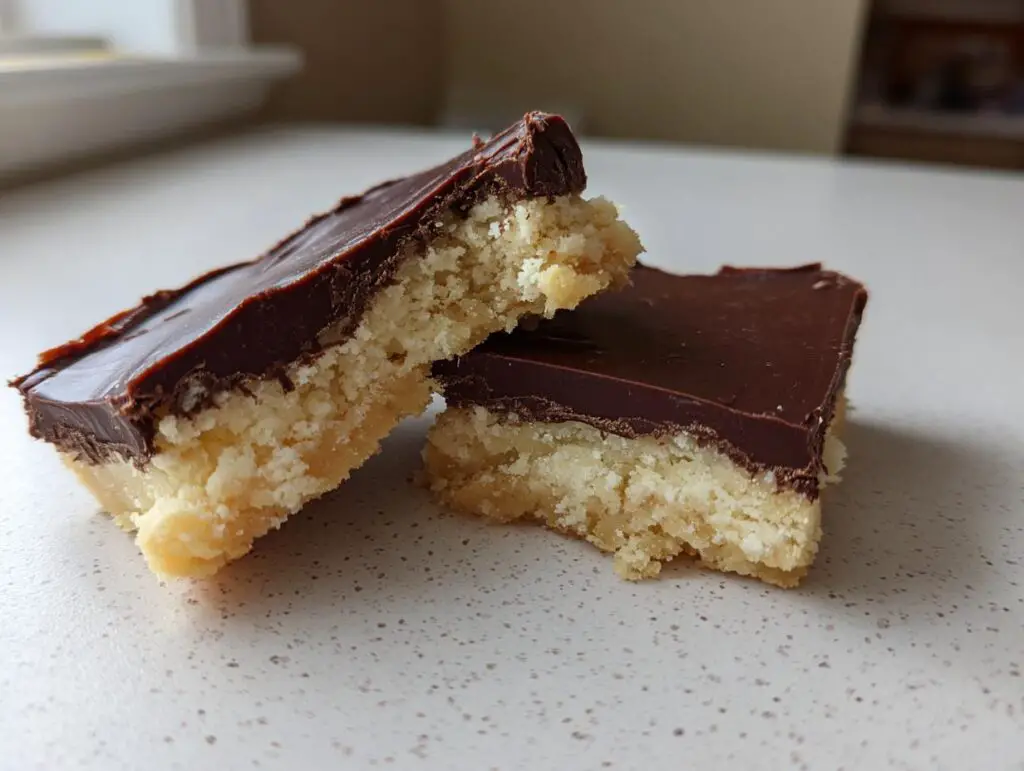 Protein Cookie Dough Bark With Chocolate Layer