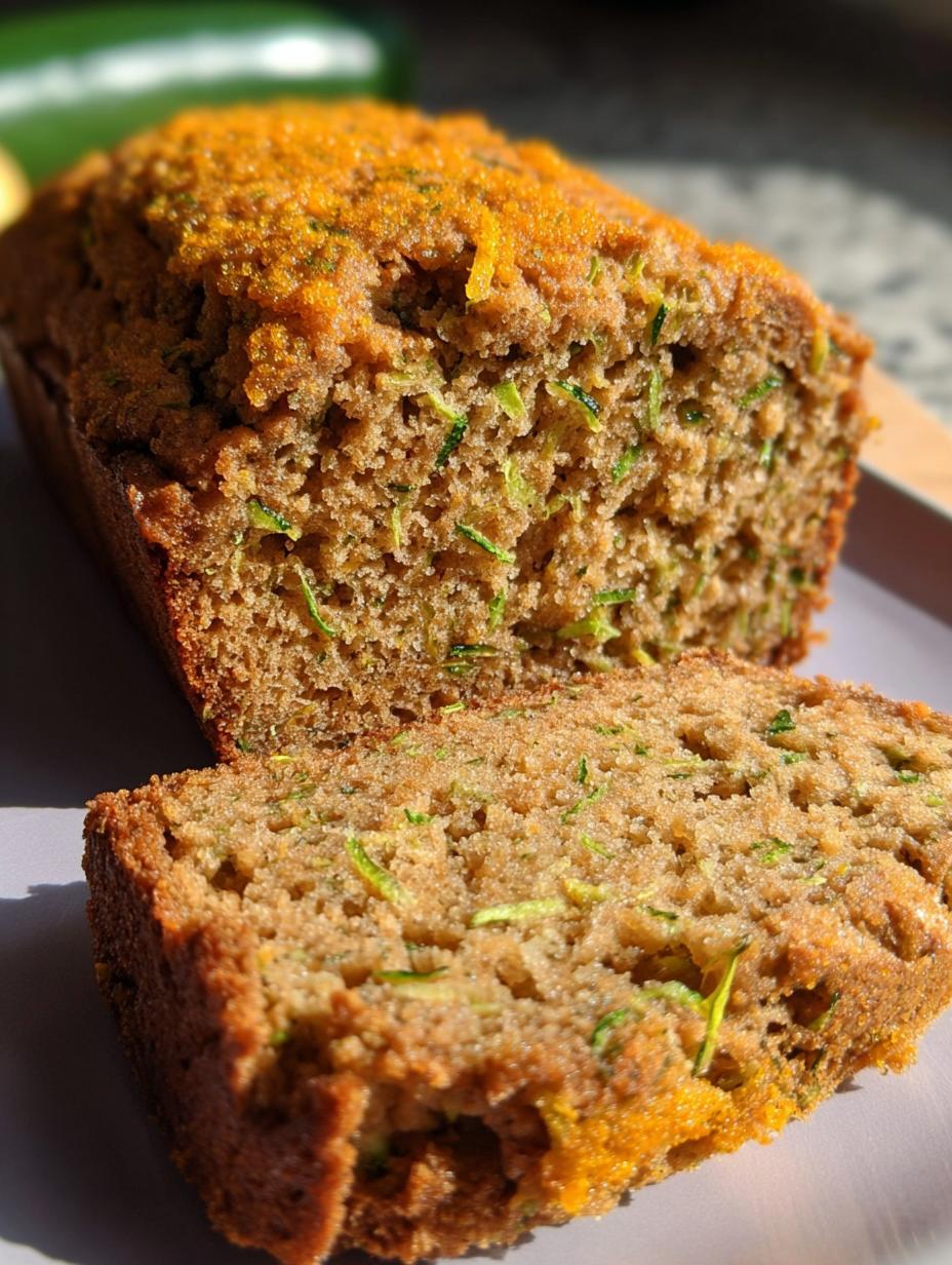 Protein zucchini bread - detail 2