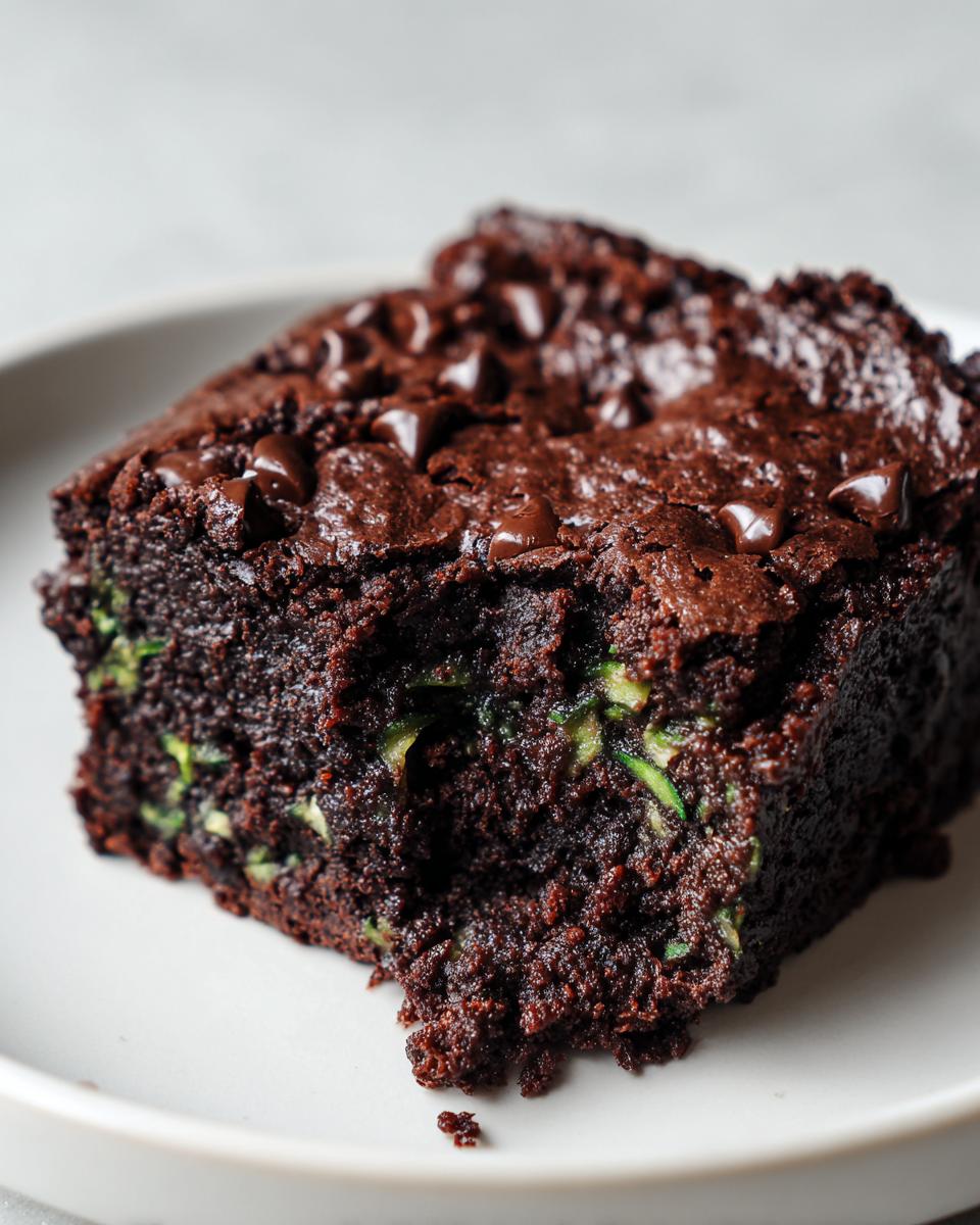 Quick and Easy Zucchini Brownies - detail 1