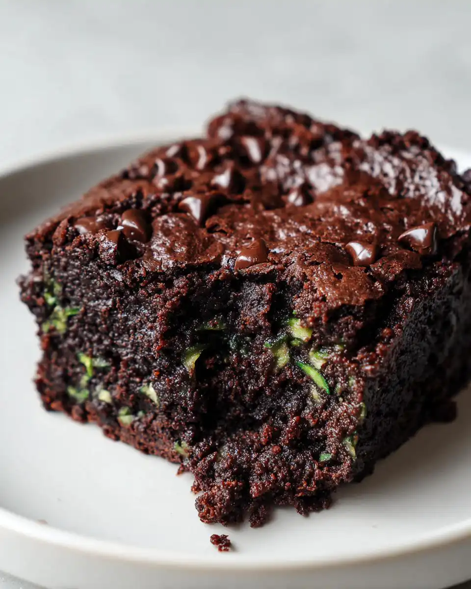 Quick and Easy Zucchini Brownies - detail 1