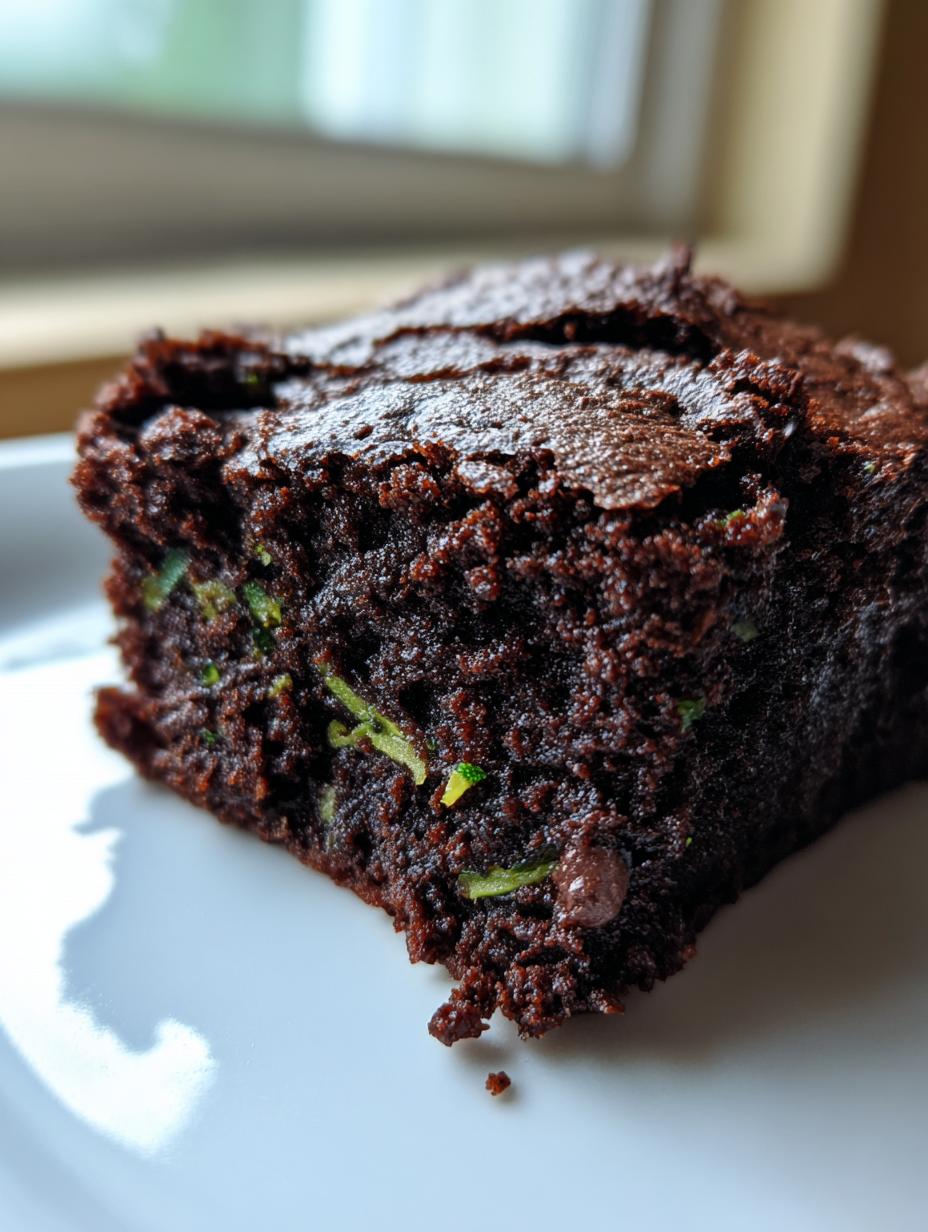 Quick and Easy Zucchini Brownies - detail 2