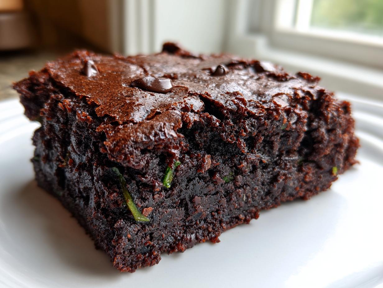 Guaranteed Fudgy Quick and Easy Zucchini Brownies 1-Bowl