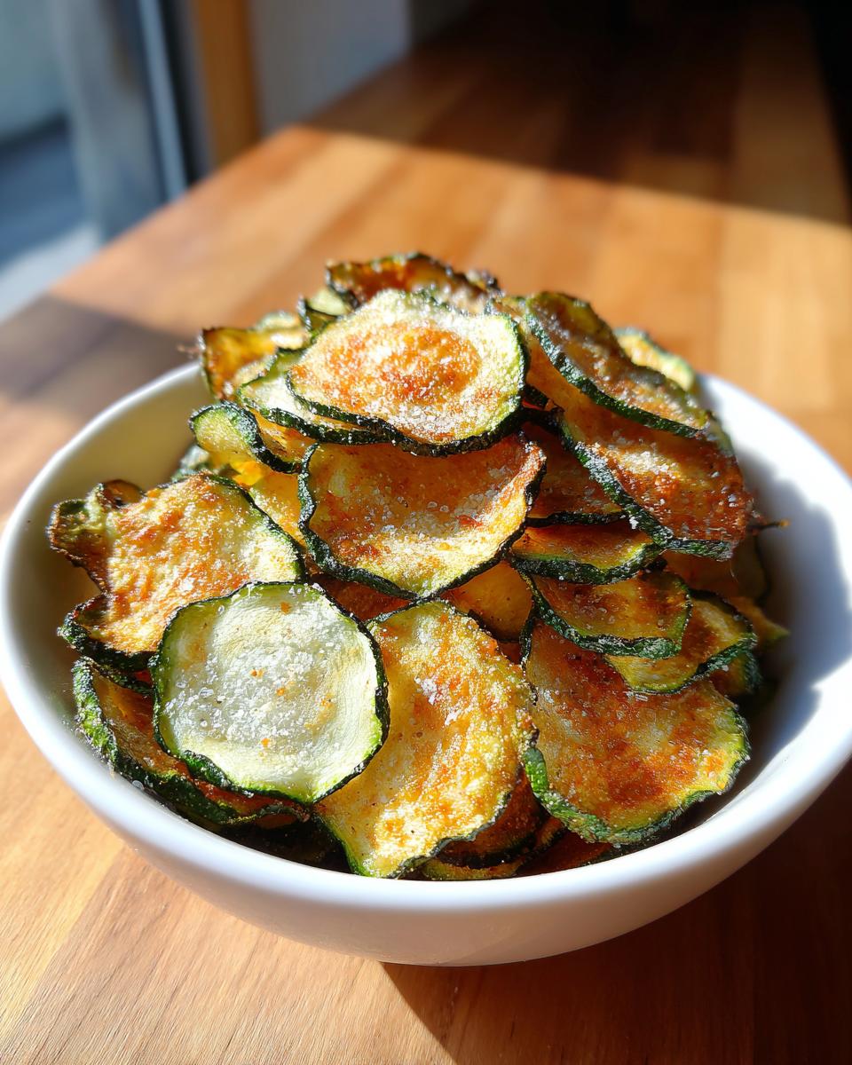 Salt and Vinegar Zucchini Chips - detail 1