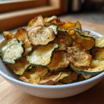 Salt and Vinegar Zucchini Chips
